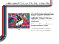 2025 Topps Chrome Updates Baseball Hobby Box