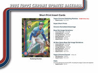 2025 Topps Chrome Updates Baseball Jumbo Box