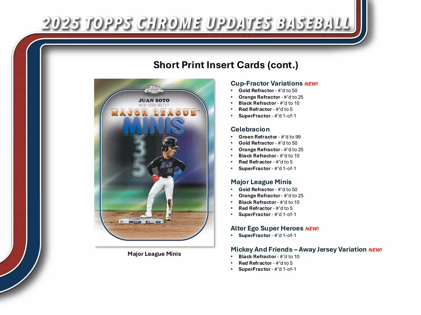 2025 Topps Chrome Updates Baseball Hobby Box