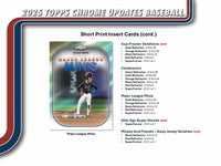 2025 Topps Chrome Updates Baseball Hobby Box