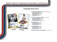 2025 Topps Chrome Updates Baseball Hobby Box