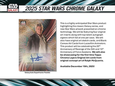 2025 Topps Chrome Star Wars Galaxy Box