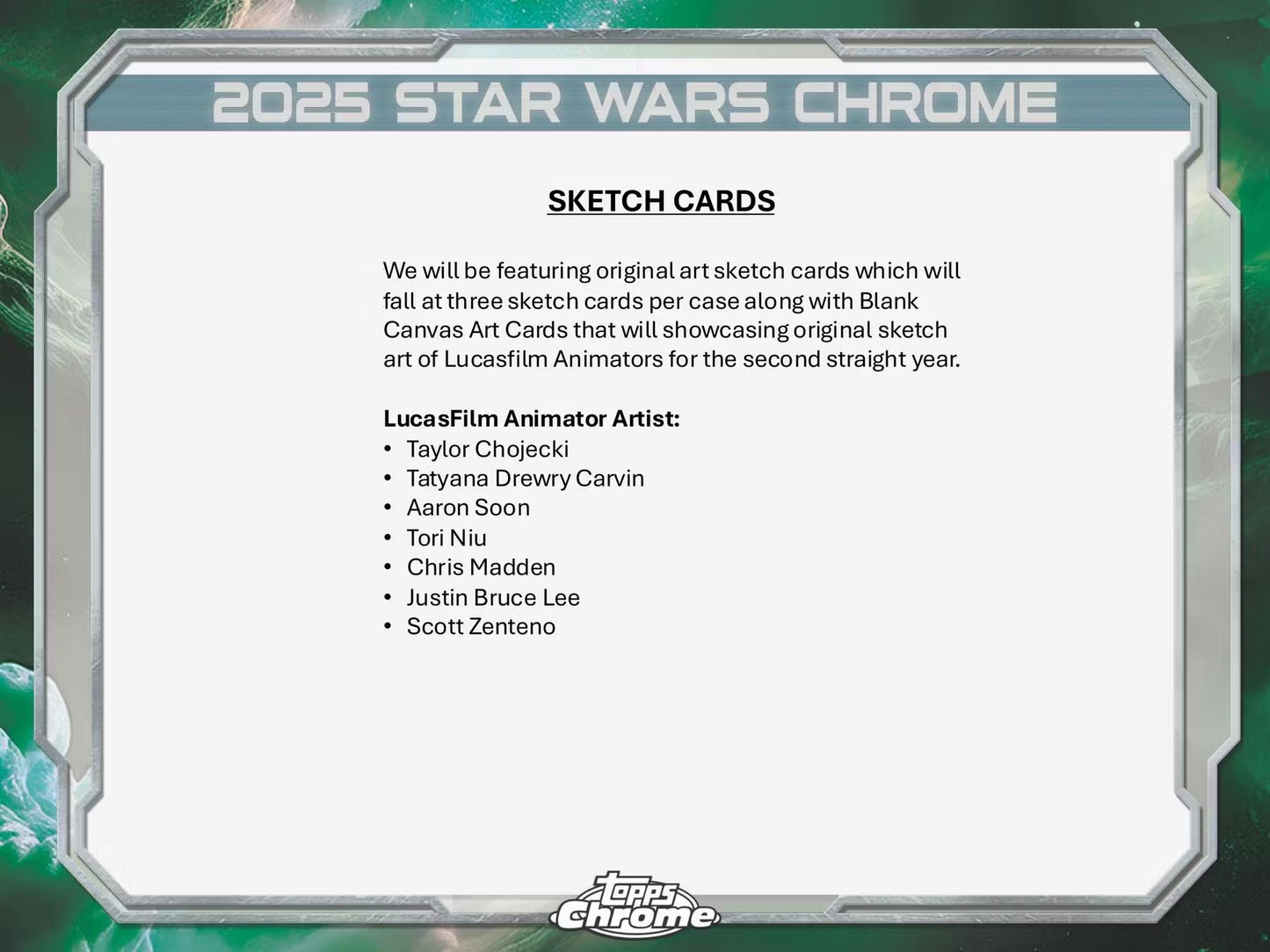 2025 Topps Chrome Star Wars Galaxy Box