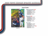 2025 Topps Chrome Updates Baseball Delight Box