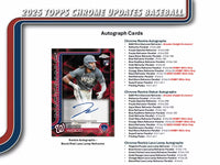 2025 Topps Chrome Updates Baseball Delight Box