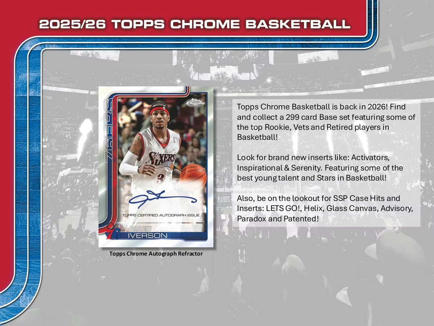 2025-26 Topps Chrome Basketball Blaster Box