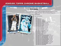 2025-26 Topps Chrome Basketball Blaster Box