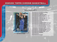 2025-26 Topps Chrome Basketball Blaster Box