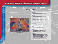 2025-26 Topps Chrome Basketball Mega Box