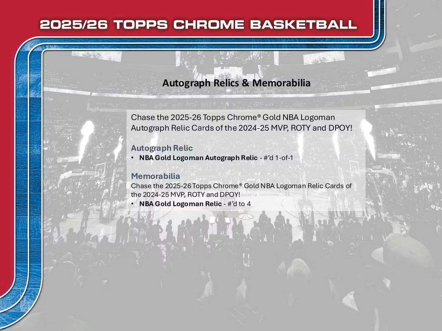 2025-26 Topps Chrome Basketball Blaster Box