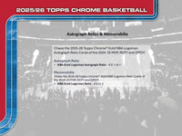 2025-26 Topps Chrome Basketball Blaster Box