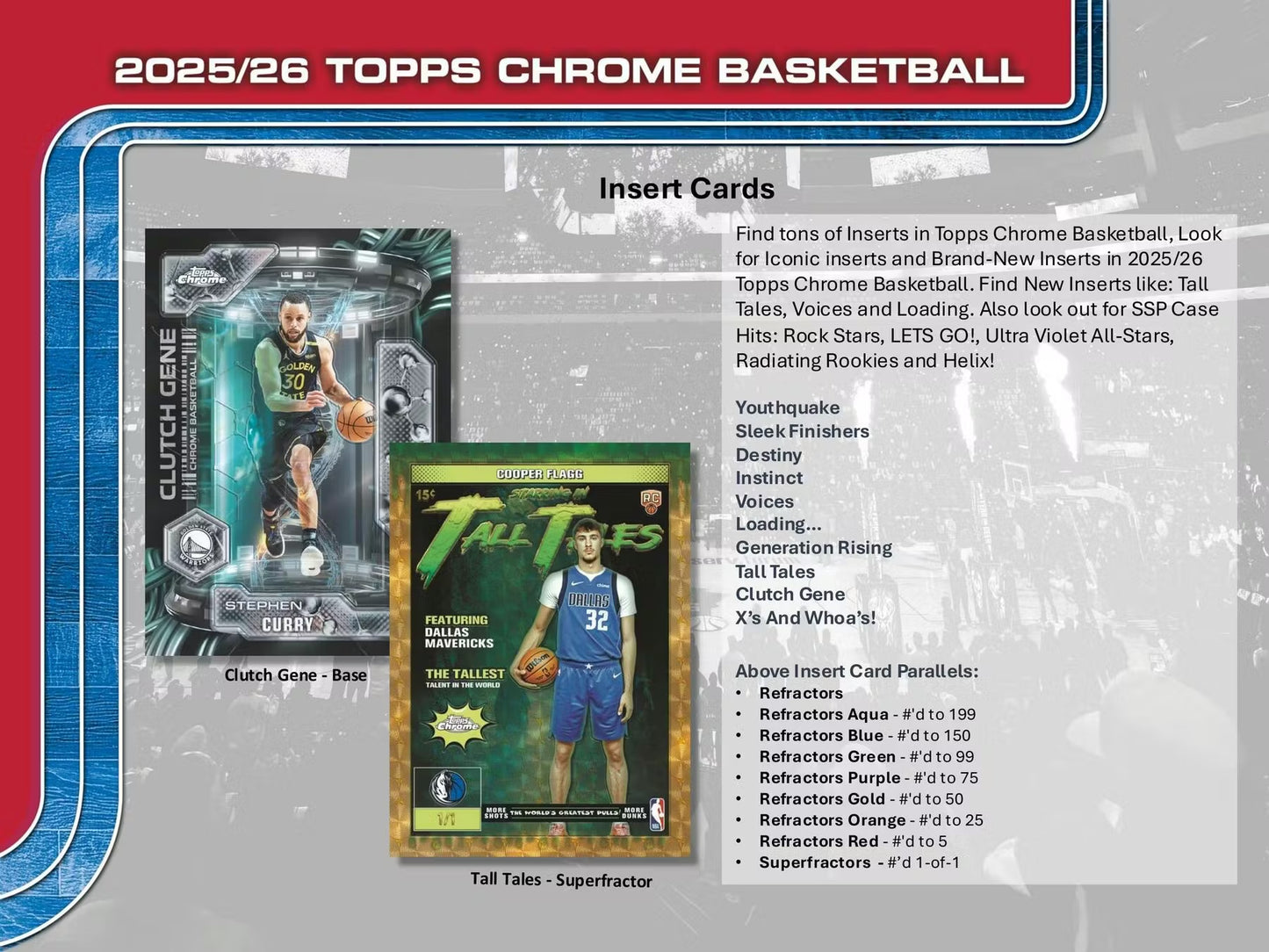 2025-26 Topps Chrome Basketball Jumbo Box
