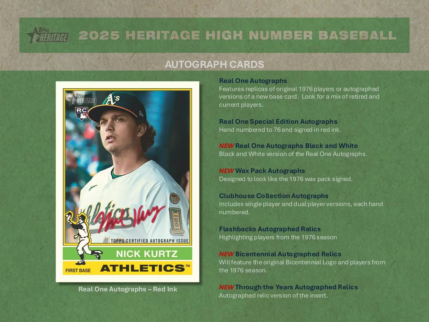 2025 Topps Heritage High Number Baseball Hobby Box