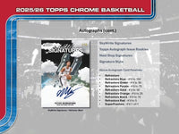 2025-26 Topps Chrome Basketball Delight Box