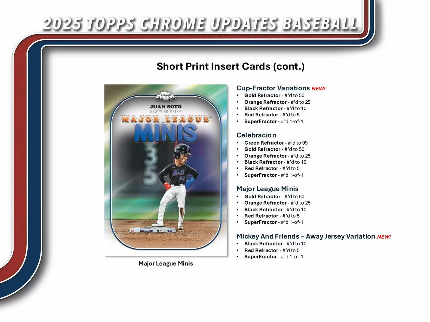 2025 Topps Chrome Updates Baseball mega Box