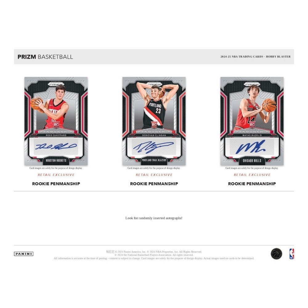 2024-25 Panini Prizm Basketball Hobby Blaster Box