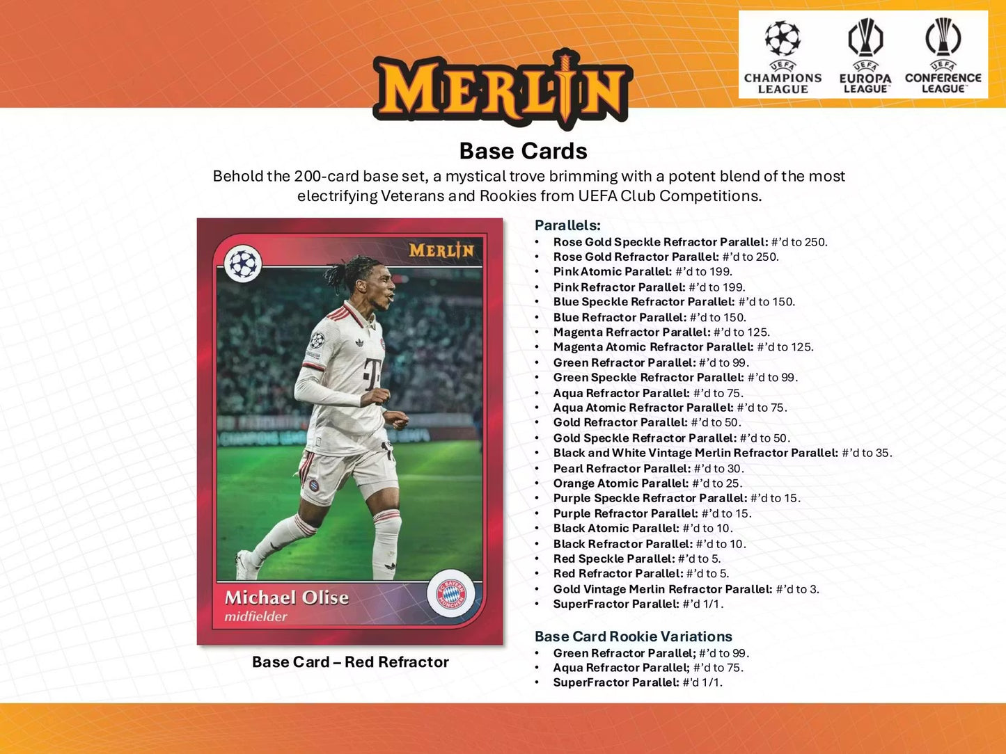2024-25 Topps Merlin UCC UEFA Club Competitions Blaster Box