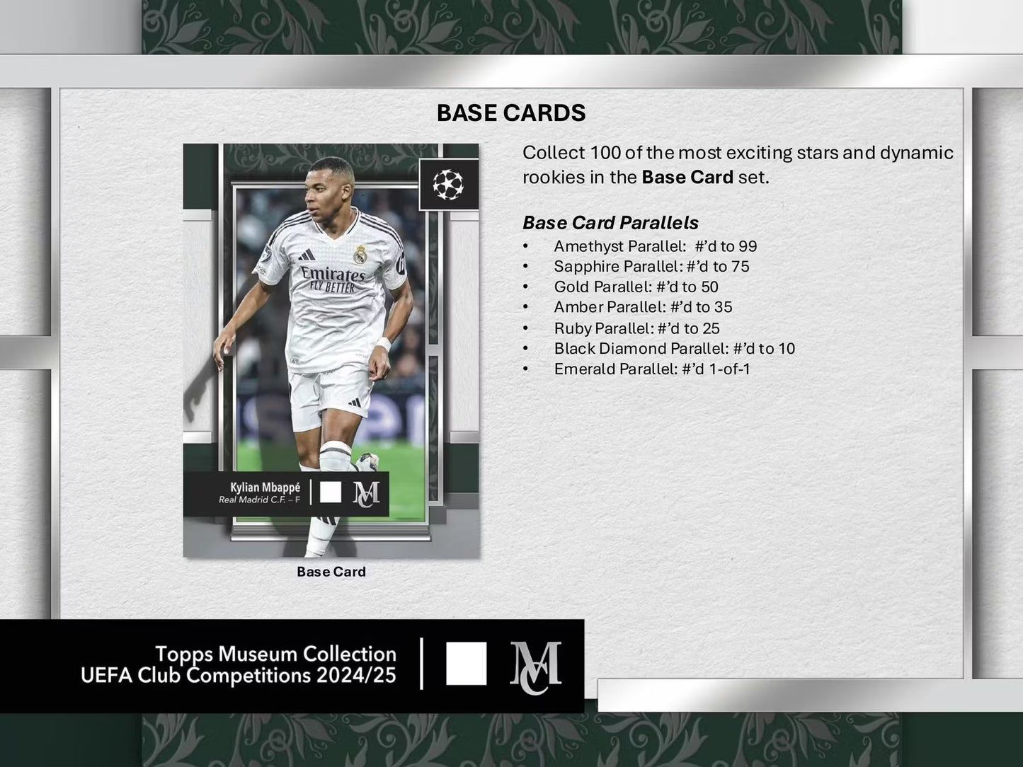 2024-25 Topps UEFA Club Competitions Museum Collection Soccer Hobby Box