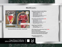 2024-25 Topps UEFA Club Competitions Museum Collection Soccer Hobby Box