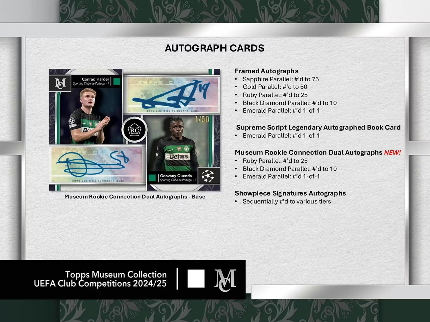 2024-25 Topps UEFA Club Competitions Museum Collection Soccer Hobby Box