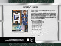 2024-25 Topps UEFA Club Competitions Museum Collection Soccer Hobby Box