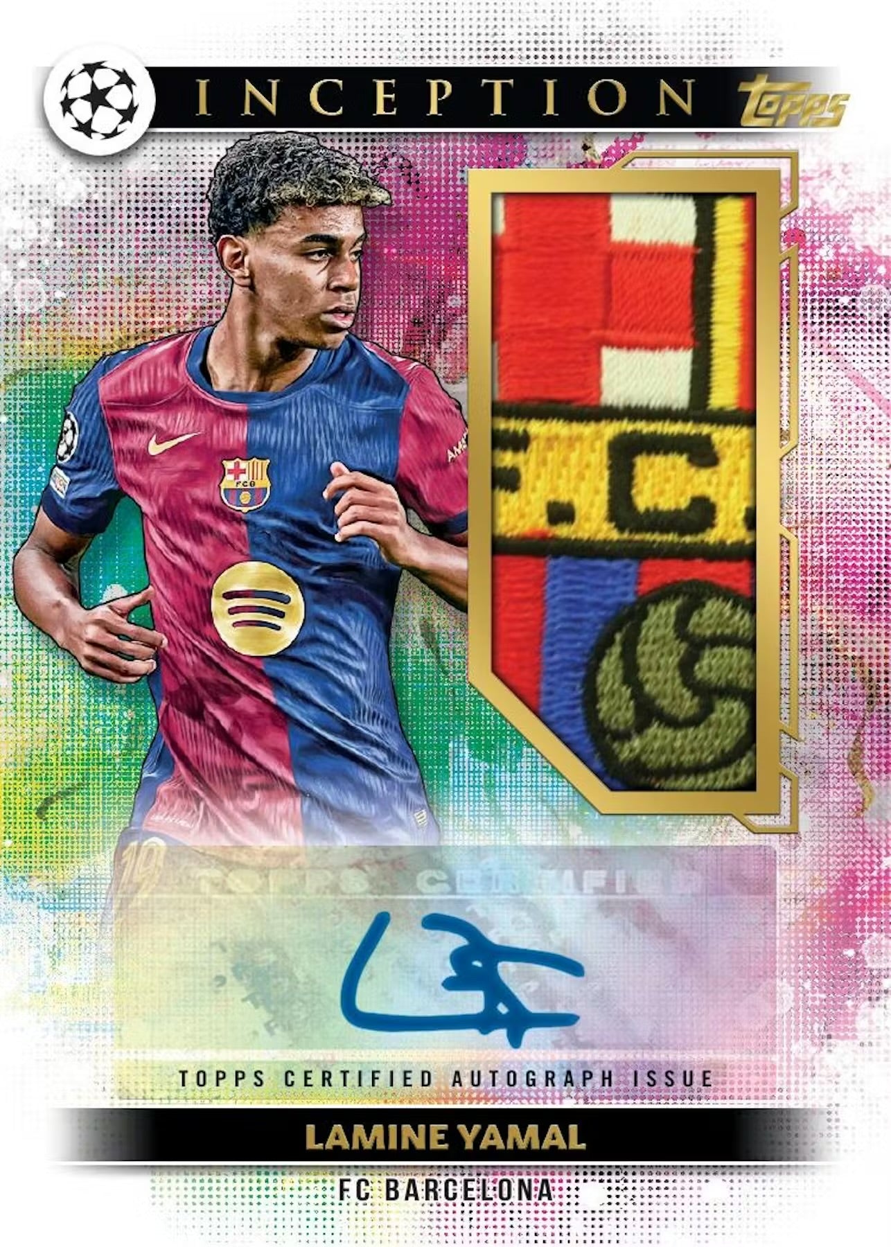 2024-25 Topps Inception UEFA Club Competitions Soccer Hobby Box