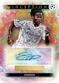 2024-25 Topps Inception UEFA Club Competitions Soccer Hobby Box