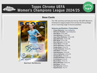 2024-25 Topps UEFA Women's Champions League UWCL Chrome Soccer Hobby