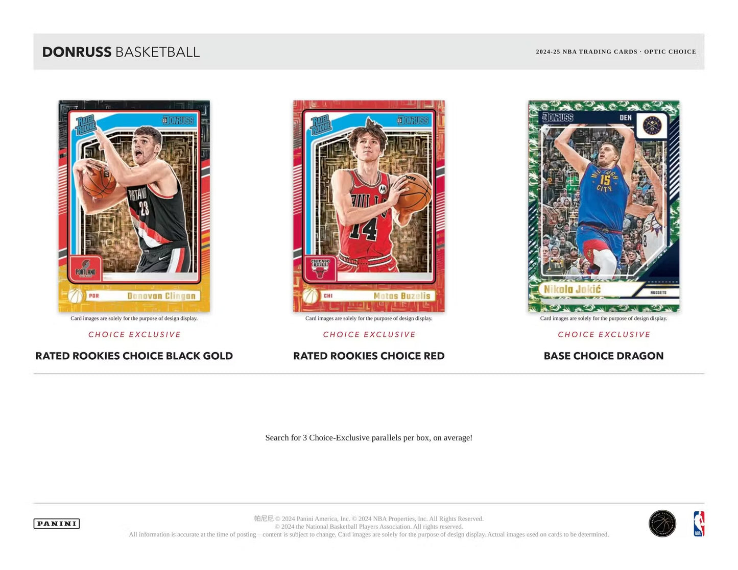 2024-25 Panini Donruss Basketball Choice Box