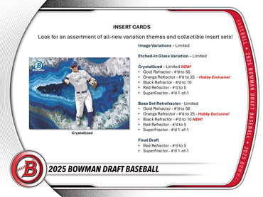 2025 Topps Bowman Draft Baseball Hobby Box
