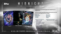 2025-26 Topps Midnight Basketball Hobby Box