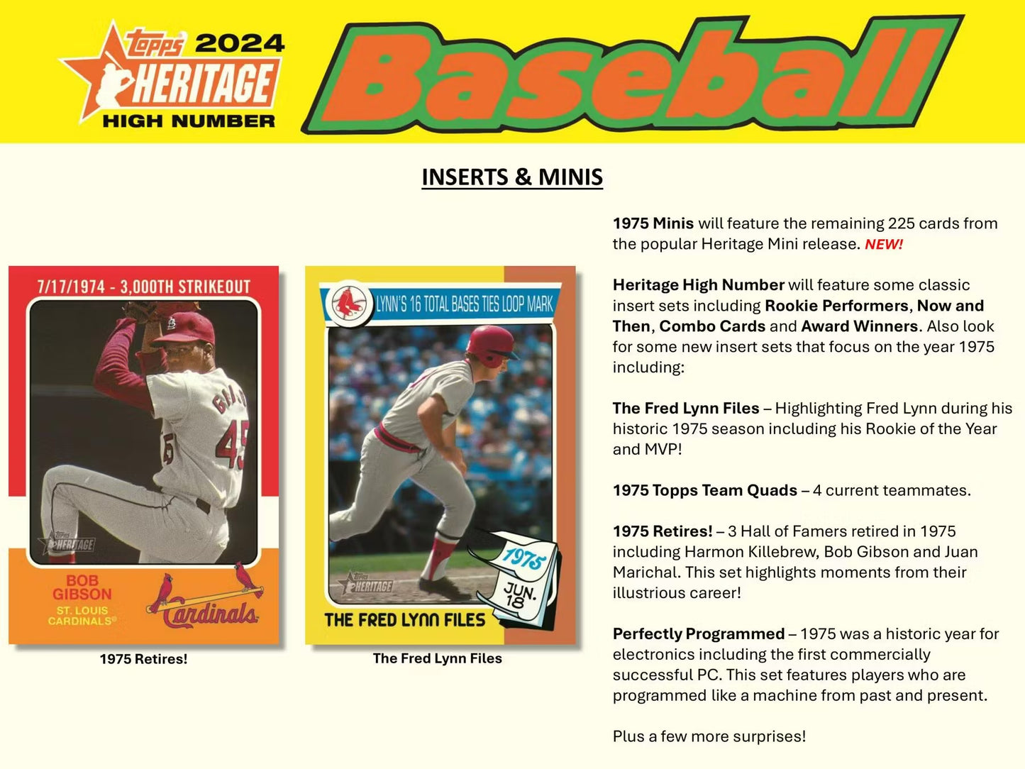2024 Topps Heritage High Number Baseball Hobby Box