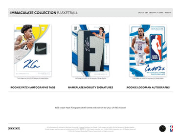2023-24 Panini Immaculate Basketball Hobby Box
