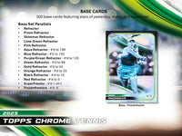 2025 Topps Chrome Tennis Hobby Box