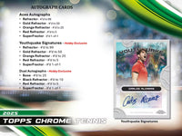 2025 Topps Chrome Tennis Hobby Box