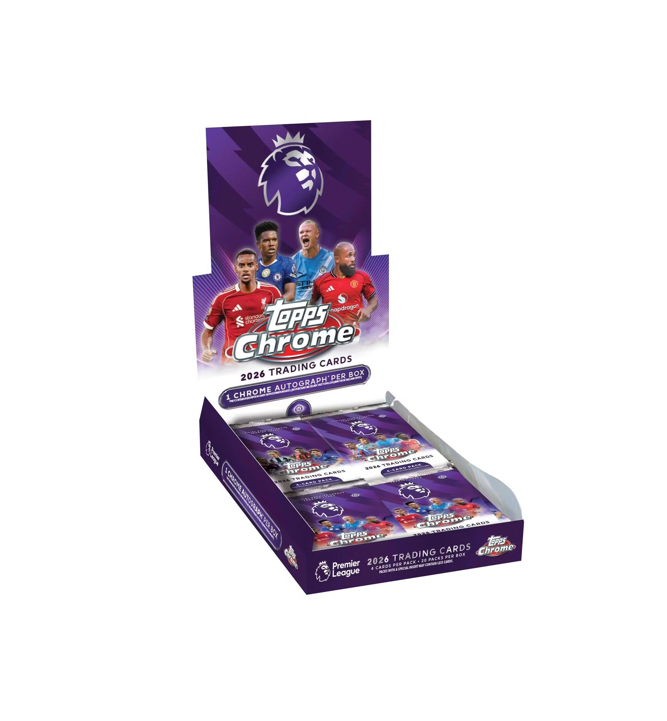 2026 Topps Chrome EPL Soccer Hobby Box