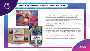 2026 Topps Chrome EPL Soccer Hobby Box