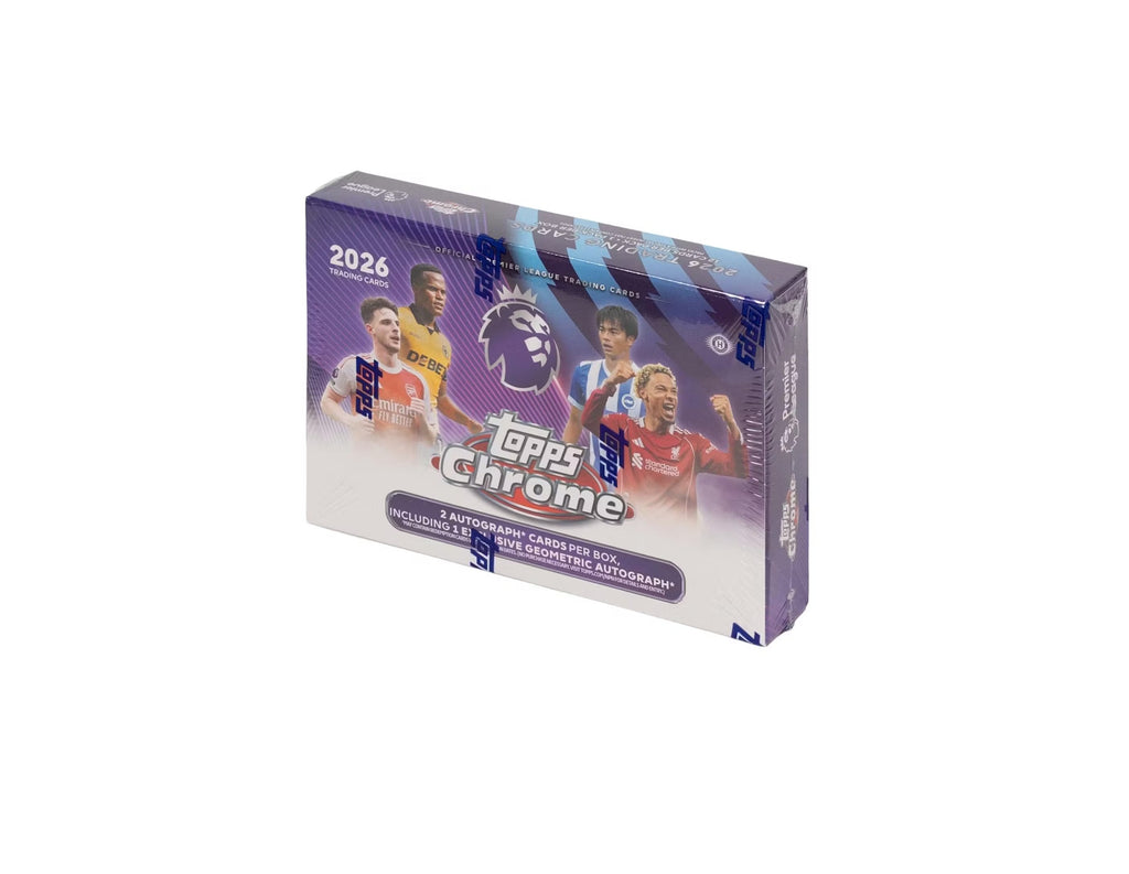 2026 Topps Chrome EPL Soccer Breakers Delight Box