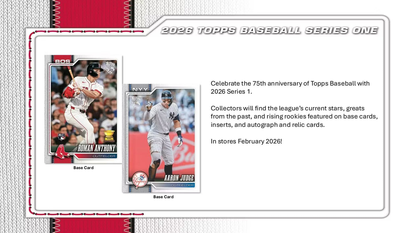 2026 Topps Series 1 Baseball Blaster Box