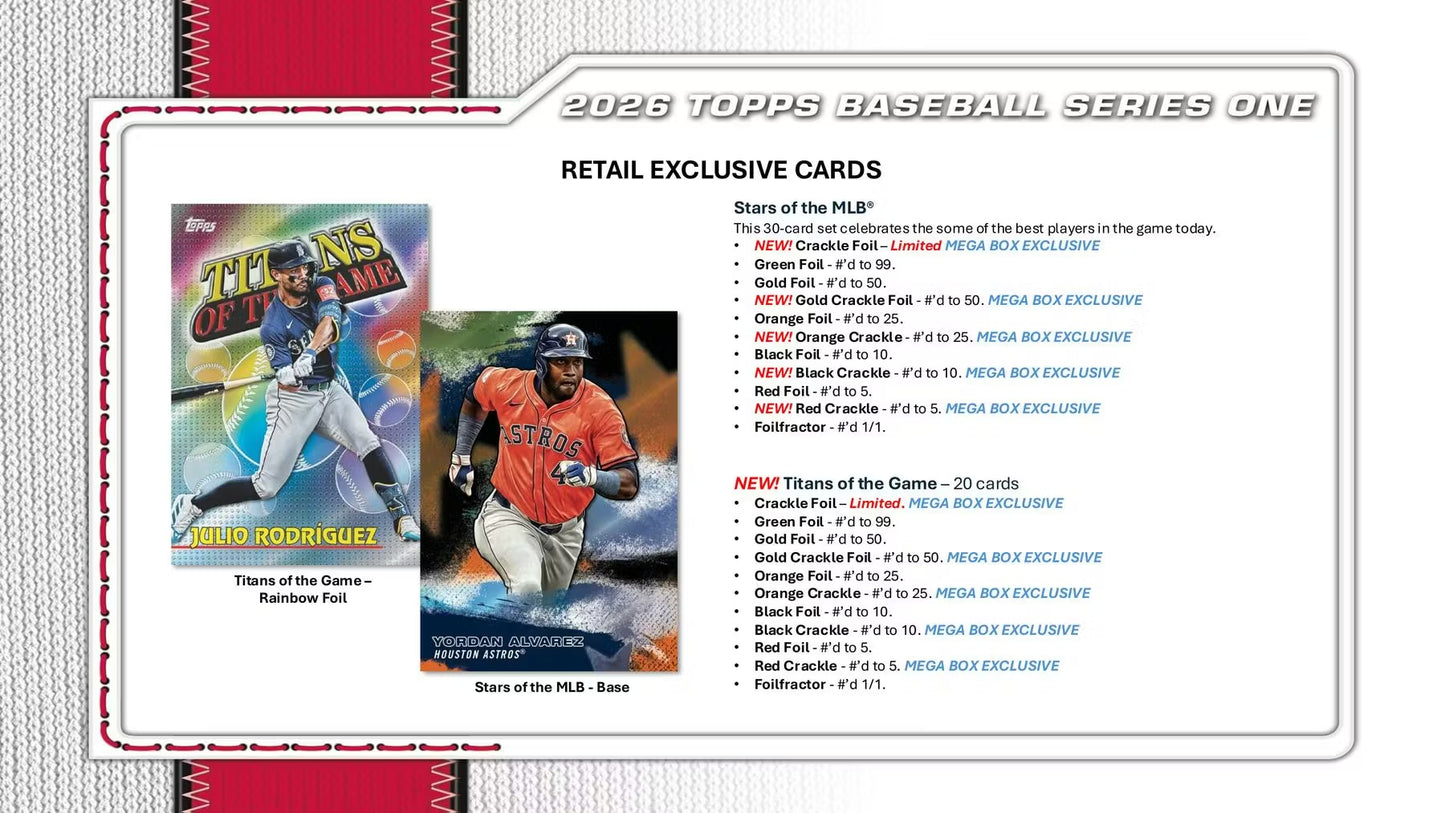 2026 Topps Series 1 Baseball Blaster Box