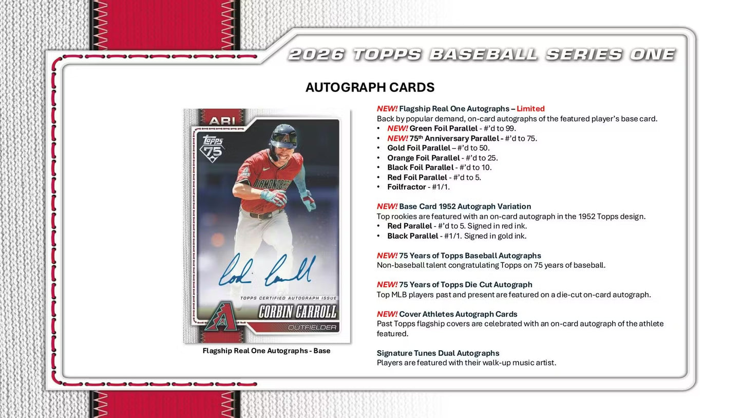 2026 Topps Series 1 Baseball Blaster Box