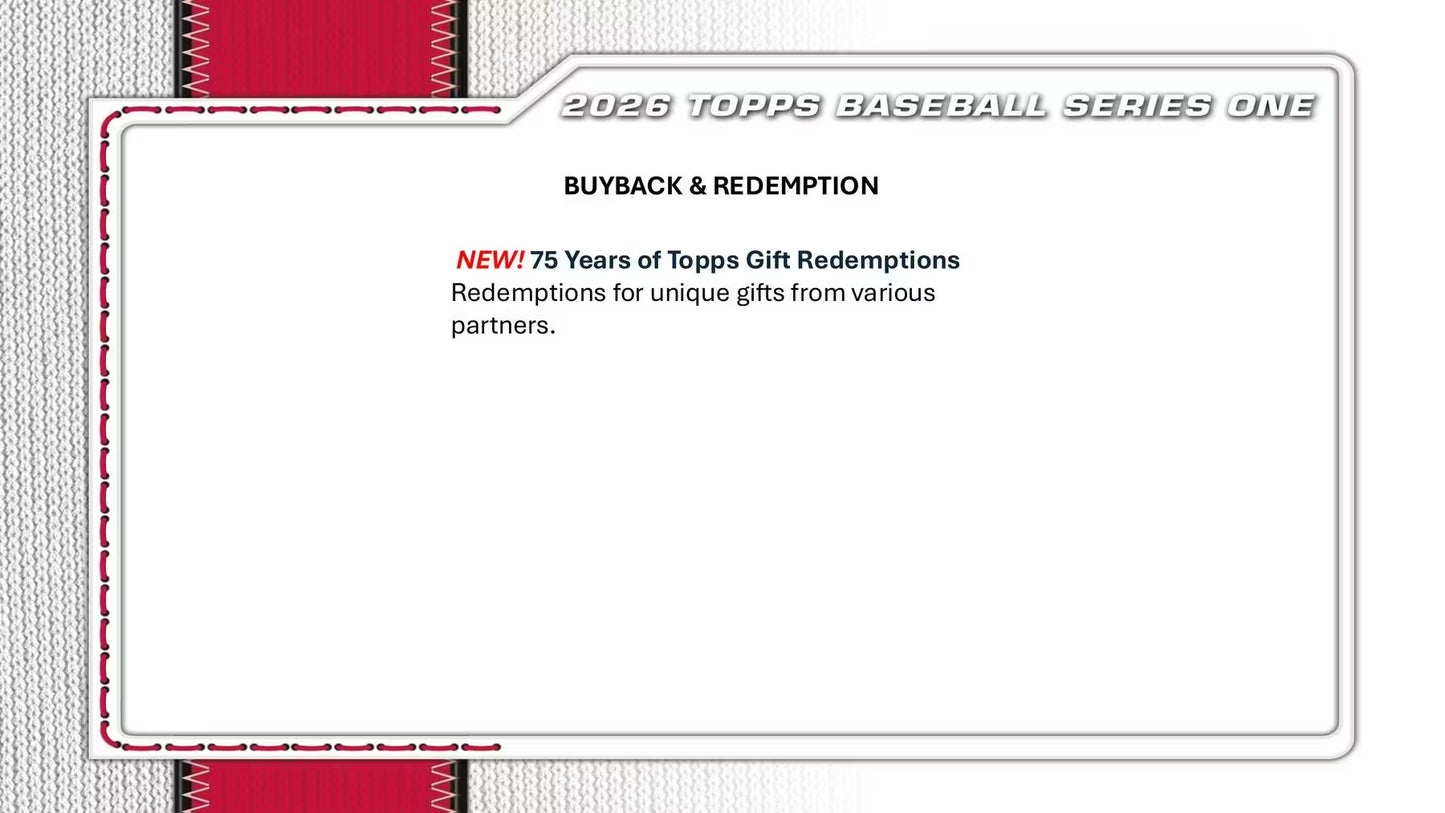 2026 Topps Series 1 Baseball Blaster Box