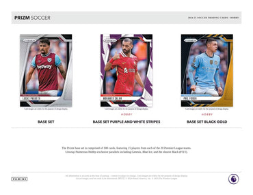 2024-25 Panini Prizm Premier League EPL Soccer Hobby Box