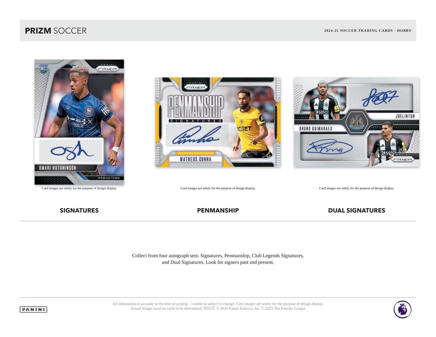 2024-25 Panini Prizm Premier League EPL Soccer Hobby Box