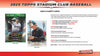 2025 Topps Stadium Club Baseball Hobby Box