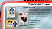 2025 Topps Chrome MLS Major League Hobby Box