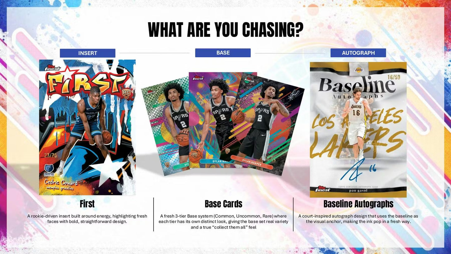 2025-26 Topps Finest Basketball Hobby Box