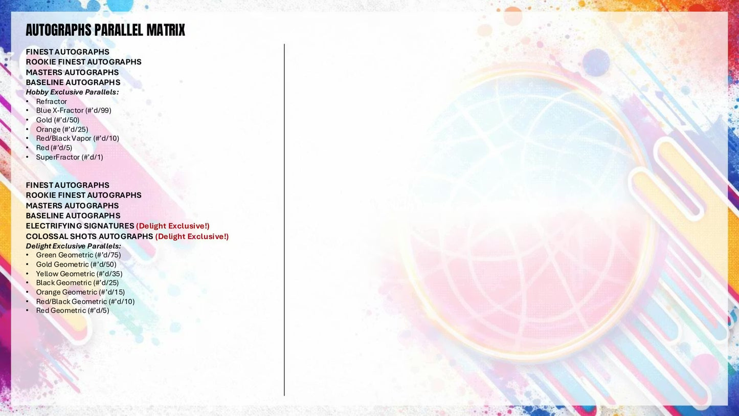 2025-26 Topps Finest Basketball Hobby Box