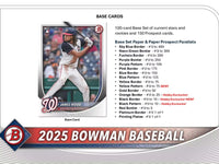 2025 Topps Bowman Baseball Hobby Box