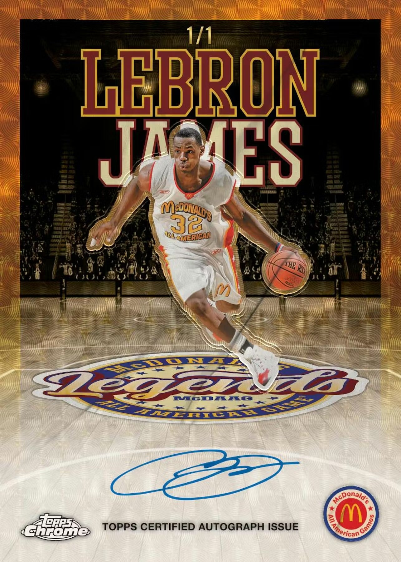 2025 Topps Chrome McDonald's All American Basketball Hobby Box